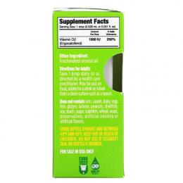 Ddrops, Liquid Vitamin D2, 1000 МЕ , 0.17 fl oz ( 5 ml)