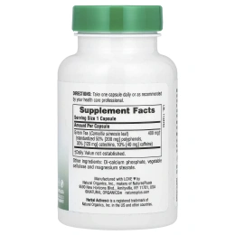 NaturesPlus, Herbal Actives, зеленый чай, 400 мг, 60 капсул