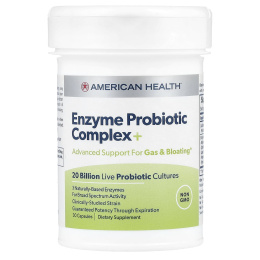 American Health, Enzyme Probiotic Complex +, 30 капсул