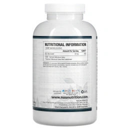 Nu U Nutrition, Цинк, 40 мг, 365 растительных таблеток