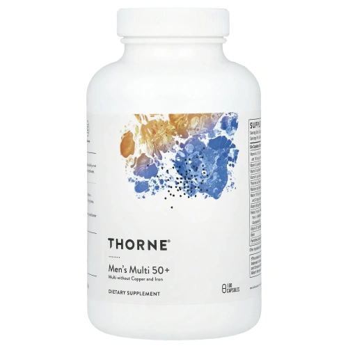 Thorne Research, мультивитамины для мужчин старше 50 лет, 180 капсул