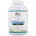 Nu U Nutrition, D-манноза, 500 мг, 120 растительных таблеток