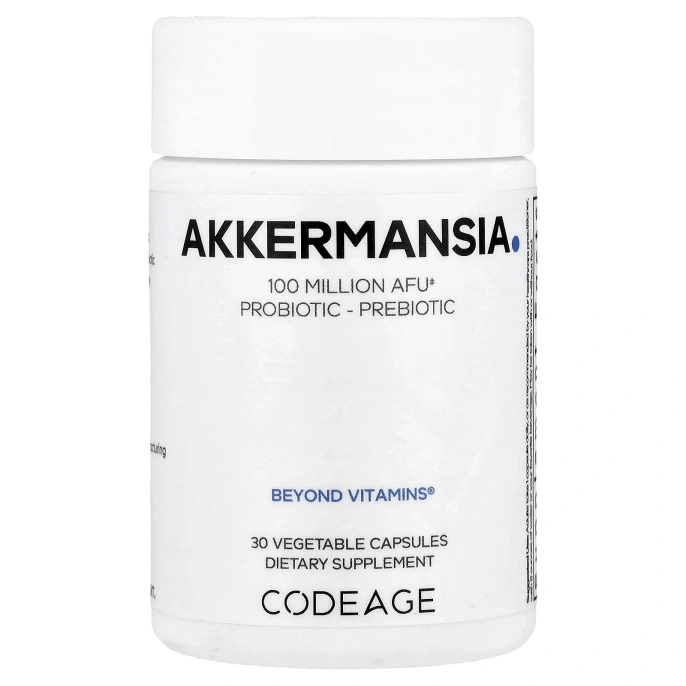 Codeage, Akkermansia, 30 растительных капсул
