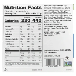 Lenny & Larry's, Complete Cookie, с шоколадными чипсами, 12 шт, одно печенье - 4 унции (113 гр)