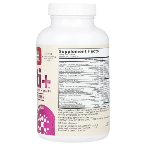 Jarrow Formulas, Women's Multi + ™, 60 таблеток