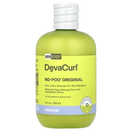 DevaCurl, No-Poo ® Original, очищающее средство без пены, для сухих, средних и жестких локонов, 355 мл (12 жидк. Унций)