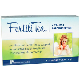 Fairhaven Health, Чай для зачатия FertiliTea для женщин, 16 чайных пакетиков, 24,8 г