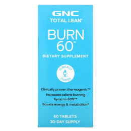 GNC Total Lean, Burn 60, 60 Tablets