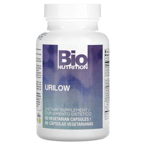 Bio Nutrition, Urilow 60 вегетарианских капсул