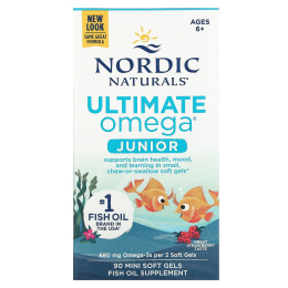 Nordic Naturals Omega для Детей Ultimate (680 мг), 90 жевательных мини-таблеток
