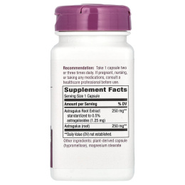 Nature's Way, Астрагал, 60 веганских капсул