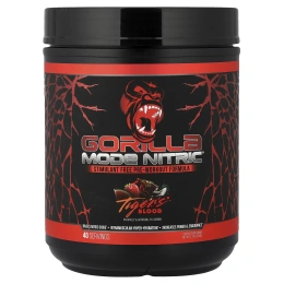 Gorilla Mind LLC, Mode Nitric®, предтренировочная добавка без стимуляторов, «тигровая кровь», 784 г (1,73 фунта)