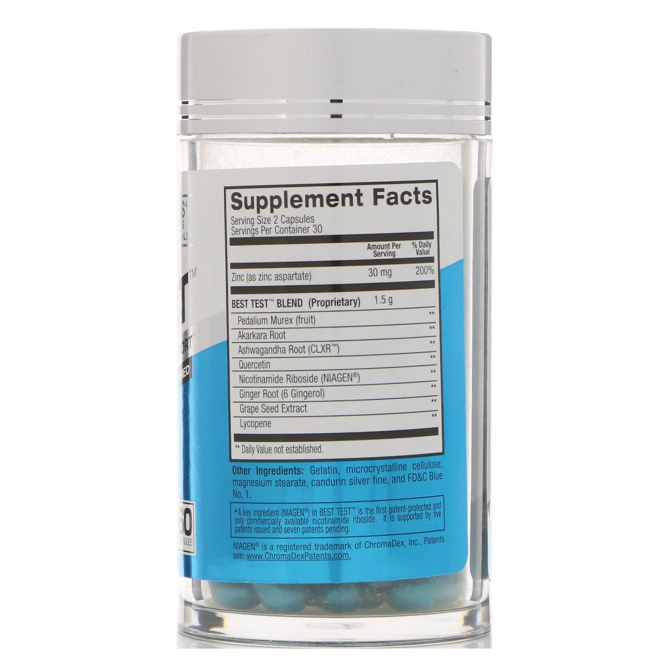 BPI Sports, Best Test, добавка тестостерона, 60 капсул