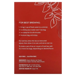 Dr. Mercola, Solospring®, органический травяной чай, ройбуш со специями, без кофеина, 18 чайных пакетиков, 36 г (1,27 унции)