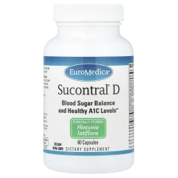 EuroMedica, Sucontral® D, витамин D, 60 капсул