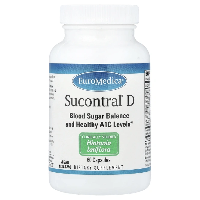 EuroMedica, Sucontral® D, витамин D, 60 капсул