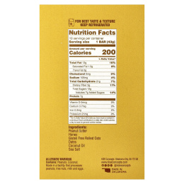 KiZE Life Changing Bar, арахисовая паста и мед, 10 батончиков, 43 г (1,5 унции) каждый