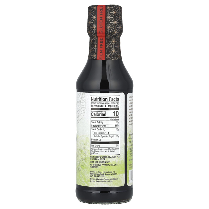 San-J, Без соевого тамари, 296 мл (10 жидк. Унций)