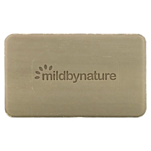 Mild By Nature, очищающее кусковое мыло с глиной, с ароматом эвкалипта и перечной мяты, с ископаемой глиной, 141 г (5 унций)