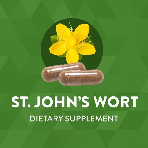 Nature's Way, St. John's Wort, Herb, 350 mg, 100 Vegetarian Capsules