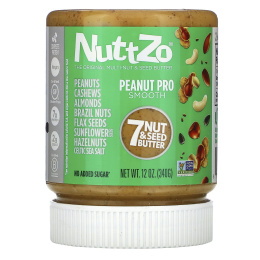 Nuttzo, Peanut Pro 7 Nut & Seed Butter, Smooth, 12 oz (340 g)