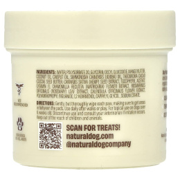 Natural Dog Company, Салфетки для собак, для собак, для всех возрастов, 50 шт.