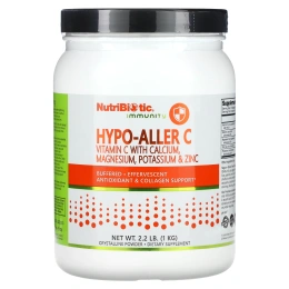 NutriBiotic, Immunity, Hypo-Aller C, витамин C с кальцием, магнием, калием и цинком, 1 кг (2,2 фунта)