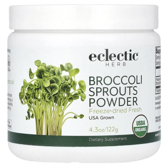 Eclectic Herb, порошок из ростков брокколи, сублимированные, 122 г (4,3 унции)