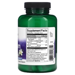 Swanson, Кальций, ванильный крем, 500 мг, 100 жевательных таблеток