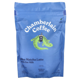 Chamberlain Coffee, латте с голубым матча и овсяным молоком, 283 г (10 унций)