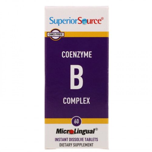 Superior Source, Комплекс коэнзима B, 60 быстрорастворимых таблеток