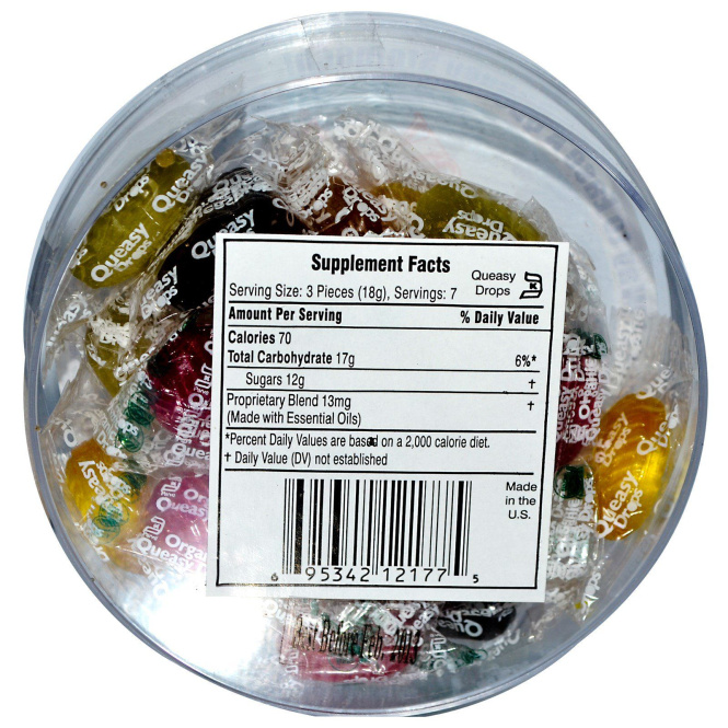 Three Lollies, Капли от Тошноты, 5 Вкусов 21 штука