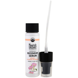 Nourish Organic, На ночь, восстанавливающая сыворотка, арган + вечерняя примула, 20 мл (0,7 унции)