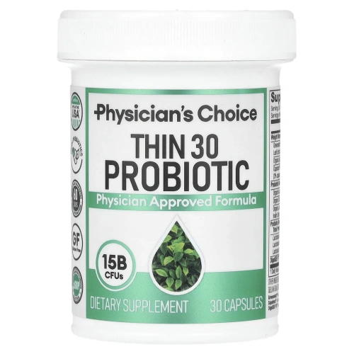 Physician's Choice, Тонкий 30 пробиотиков, 15 млрд КОЕ, 30 капсул