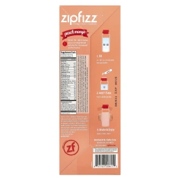 Zipfizz, Energy Drink Mix, персик и манго, 20 тюбиков по 11 г (0,39 унции)