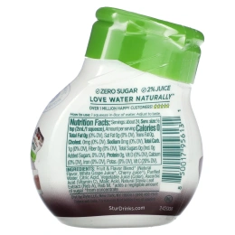 Stur, Антиоксидантный усилитель воды, черная вишня, 48 мл (1,62 жидк. унц.)