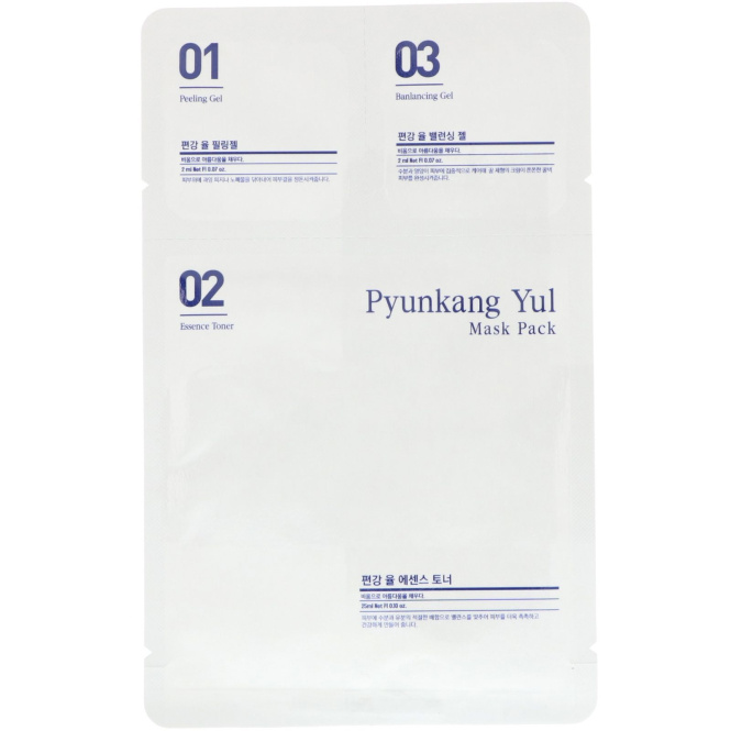 Pyunkang Yul, Комплект масок, трехэтапный уход за кожей, 5 шт.