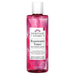Heritage Store, Тоник для лица с розовой водой, Лепестки розы, 8 ж. унц.(237 мл)