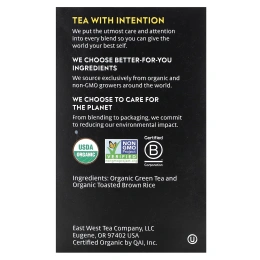 Choice Organic Teas, Зеленый чай, генмайча, 16 чайных пакетиков, 29 г (1,02 унции)