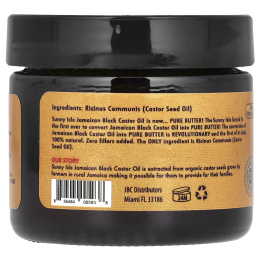 Sunny Isle, Ямайское черное касторовое масло, чистое масло, 2 жидких унции