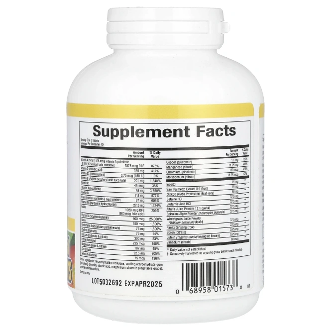 Natural Factors, Комплекс мультивитаминов «MultiStart» для мужчин старше 50 лет, 120 таблеток