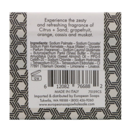 European Soaps, Urbana, обогащенное маслом ши мыло, цитрус + семена, 3,5 унц. (100 г)