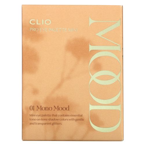 Clio, Pro Eye Palette Mini, 01 Mono Mood, 1 мини-палитра