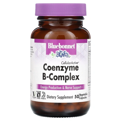 Bluebonnet Nutrition, Комплекс коэнзима B, 50 растительных капсул