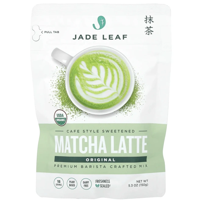 Jade Leaf Matcha, матча латте, классический, 150 г (5,3 унции)