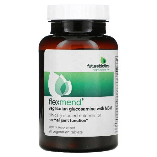FutureBiotics, FlexMend, вегетарианский глюкозамин с МСМ, 90 вегетарианских капсул