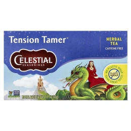 Celestial Seasonings, травяной чай, Tension Tamer®, без кофеина, 20 чайных пакетиков, 43 г (1,5 унции)