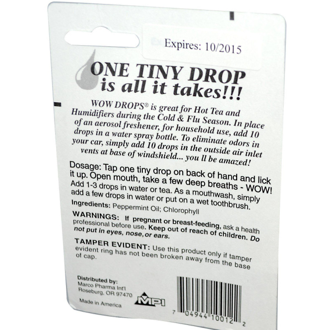 Wow Drops, Wow Drops, 10 мл