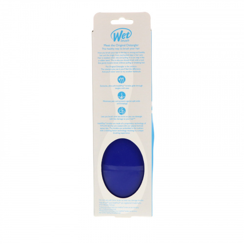 Wet Brush, Оригинальная щетка-распутыватель, синяя, 1 щетка