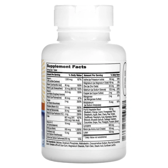 21st Century, Wellify, энергетические мультивитамины и мультиминералы для мужчин, 65 таблеток